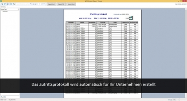 Access control software with device ZB Bi 402 from 50 employees up to 9 readers