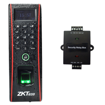 ZB TF1700 + external control unit with access software from 50 employees up to 9 readers